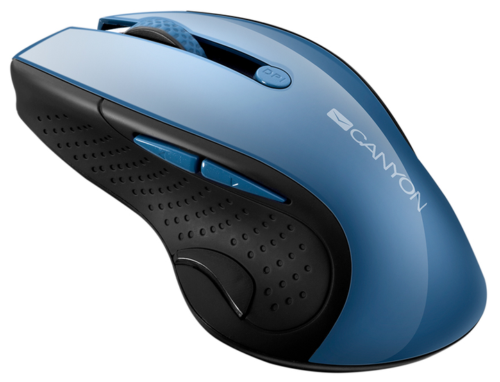 Миша Canyon MW-01 Wireless Black/Blue (CNS-CMSW01BL) - зображення 4