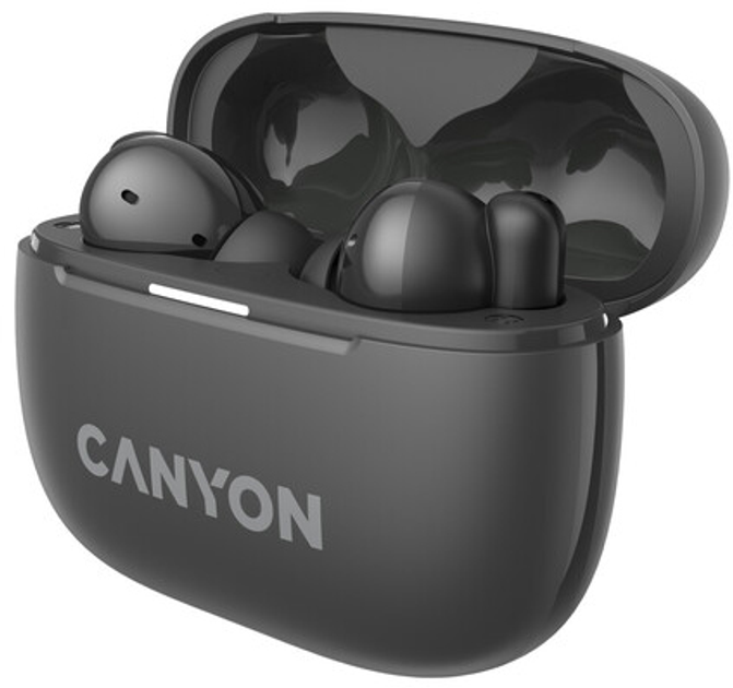 Słuchawki Canyon OnGo TWS-10 ANC ENC Graphite (CNS-TWS10BK) - obraz 4