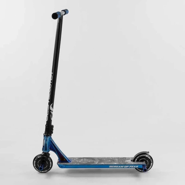 Трюковый парковый самокат Best Scooter SIMBIOTE HIC-система, пеги, колёса 120мм голубой 44374 - Фото 2 Трюковый парковый самокат Best Scooter SIMBIOTE HIC-система, пеги, колёса 120мм голубой 44374 - изображение 2