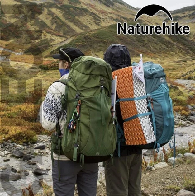 Туристический рюкзак Naturehike на 65 литров, походный, треккинговый + алюминиевая рама,зеленый - Фото 2 Туристический рюкзак Naturehike на 65 литров, походный, треккинговый + алюминиевая рама,зеленый - изображение 2