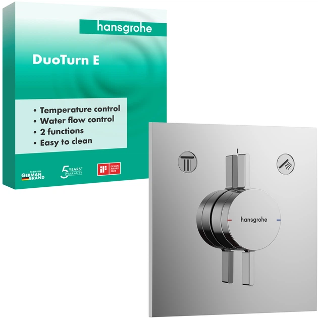 Наружная часть смесителя Hansgrohe DuoTurn E 75417000 - изображение 2
