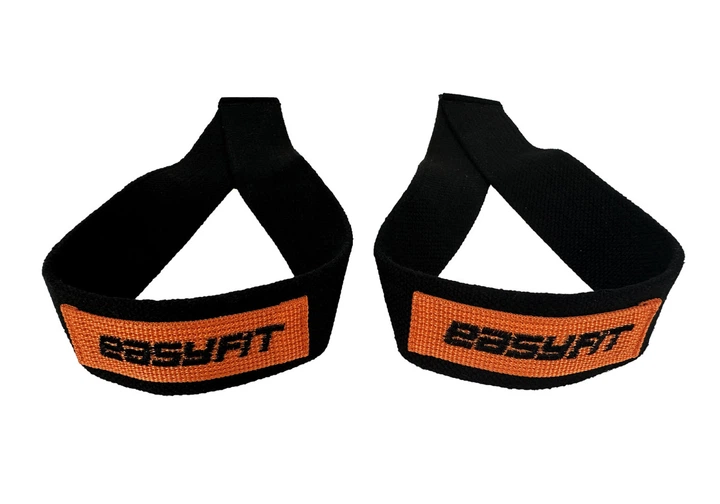 Лямки атлетические EasyFit Delta для становой тяги черные - изображение 2