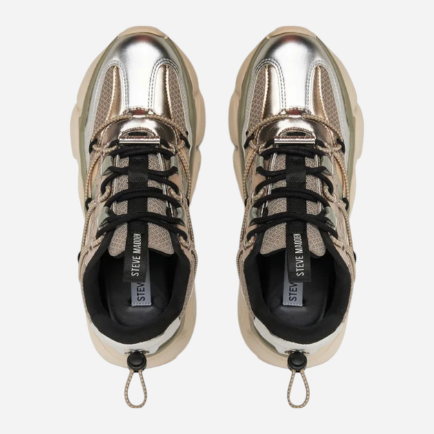 Sneakersy damskie do kostki Steve Madden Spectator Sneaker SM11002961-PGD 38 23.8 cm Beżowe (8720857461787) - obraz 4