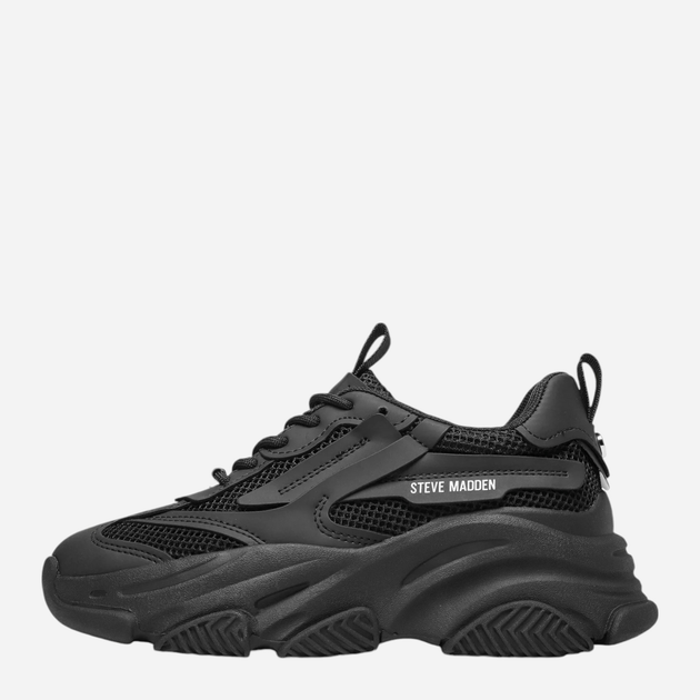 Sneakersy damskie do kostki Steve Madden Possession-E Sneaker SM19000033-001 42 27.1 cm Czarne (8720857173741) - obraz 4