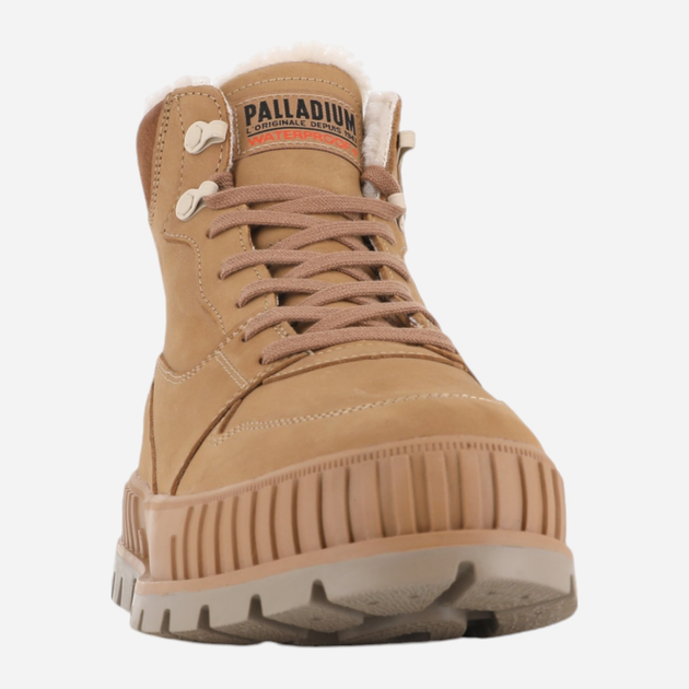 Чоловічі зимові черевики Palladium Pallashock Warm Wp 74351-252-M 42 (8UK) 27 см Світло-коричневі (196660596233) - зображення 6