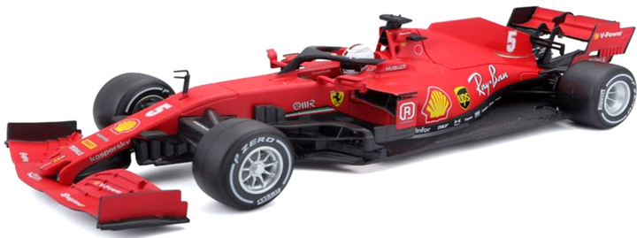 Металева модель автомобіля Bburago Ferrari F1 SF1000 Austriak 5 Vettel 1:18 (4893993013722) - зображення 1