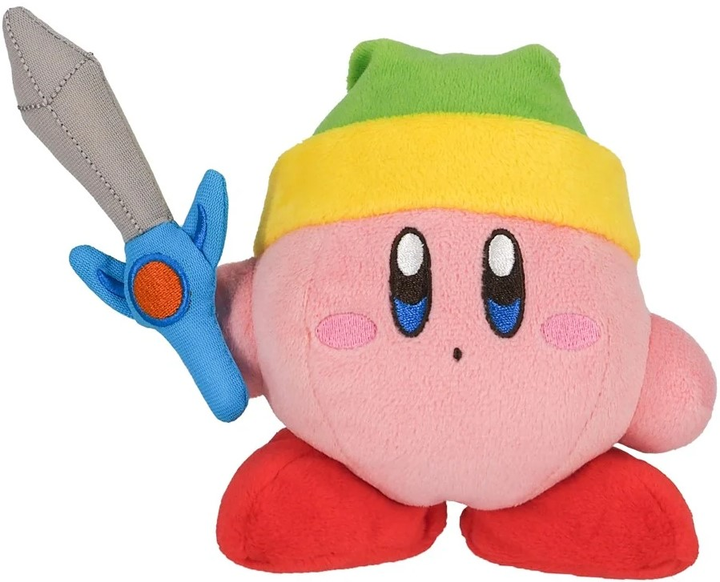 М'яка іграшка 1UP Distribution Super Mario: Kirby with sword 12 см (3760259935016) - зображення 1