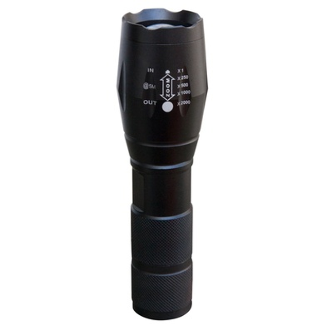 Ліхтар тактичний Deluxa Military Torch Black - зображення 2