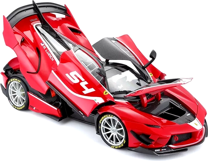 Металева модель автомобіля Bburago Ferrari FXX-K Evo 54 1:18 (4893993169085) - зображення 2