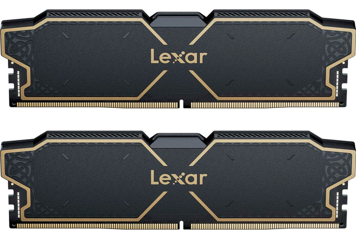 Pamięć RAM Lexar DDR5-6000 32768MB PC5-48000 (Kit of 2x16384) THOR OC Black (LD5U16G60C32LG-RGD) - obraz 1