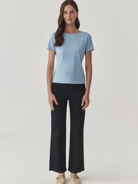 Футболка жіноча Tatuum Mikaja T2417.048 S Блакитна (5900142354564) - зображення 3