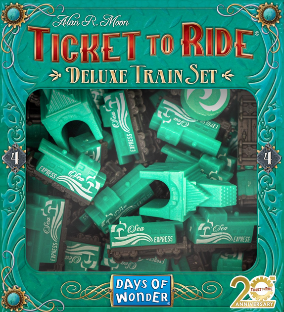 Додаток до настільної гри Days of Wonder Ticket to Ride: 20. Річниця Ексклюзивний набір поїздів Display 10 (3558380120636) - зображення 2