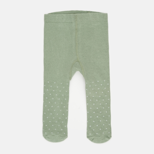 Детские колготки 0-3 месяца хлопковые для девочки C&A 2181219p02 56-62 см Зеленые (KC1000000039439) 