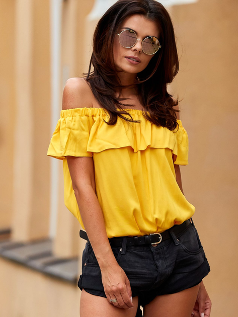 Top damski Awama A288 106770 S/M Żółty (5902360539044) - obraz 14