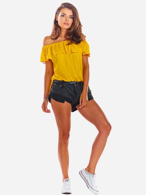 Top damski Awama A288 106770 L/XL Żółty (5902360539051) - obraz 5