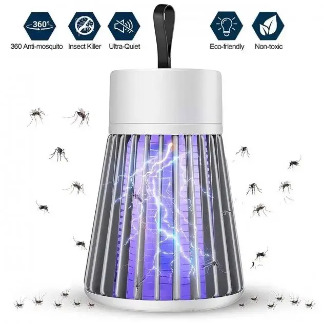 Лампа ловушка знищувач вбивця насекомих Mosquito Killer Lamp BG-002 - Фото 8 Лампа ловушка знищувач вбивця насекомих Mosquito Killer Lamp BG-002 - зображення 8