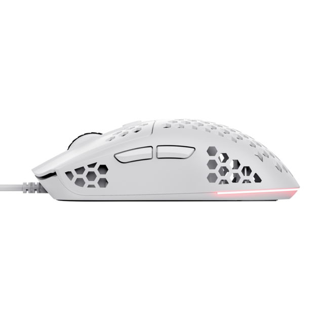 Мишка ігрова Trust GXT 928W Helox дротова RGB White - Фото 3 Мишка ігрова Trust GXT 928W Helox дротова RGB White - зображення 3