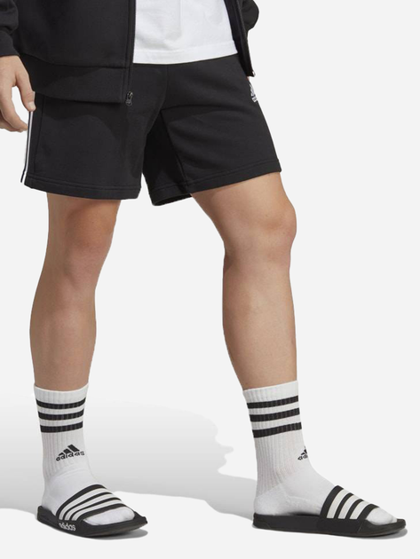 Krótkie spodenki męskie adidas M 3S FT SHO IC9435 XL Czarne (4066745317472) - obraz 4
