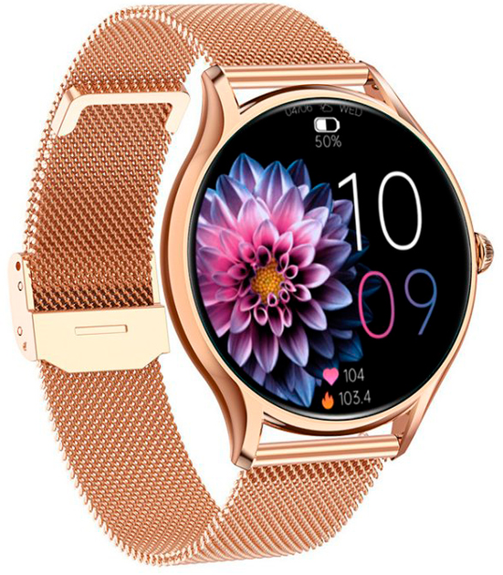 Женские часы Uwatch Mevaden Smart Milano Gold Steel 2 ремешка - изображение 3