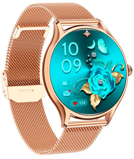 Женские часы Uwatch Mevaden Smart Milano Gold Steel 2 ремешка - изображение 6