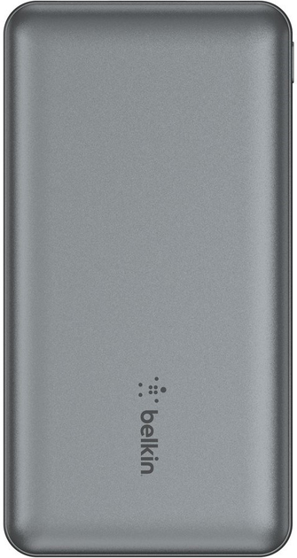 УМБ Belkin BoostCharge Power Bank 10000 mAh 15 W Grey (745883881161) - зображення 1