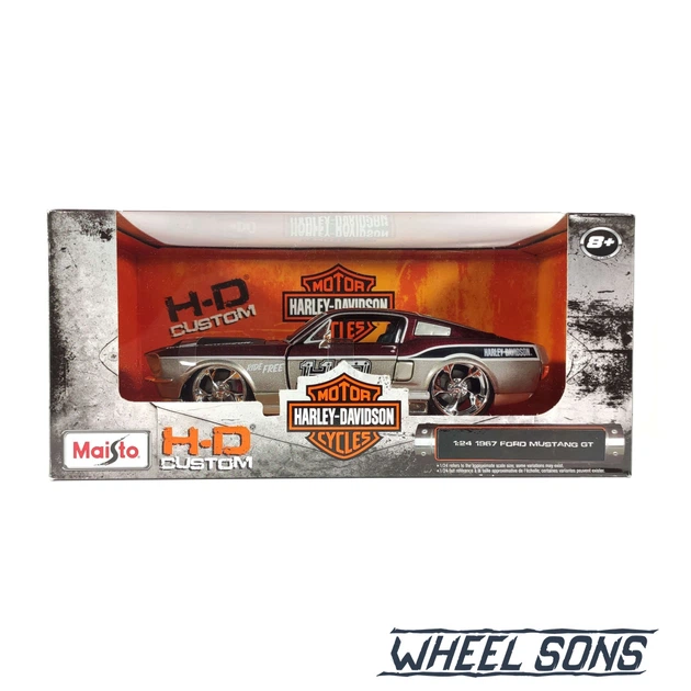 Модель автомобіля Ford Mustang GT 1967 1:24 Maisto (M3398