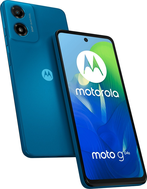 Мобільний телефон Motorola Moto G04s 4/64GB Satin Blue (PB360017SE) - зображення 1