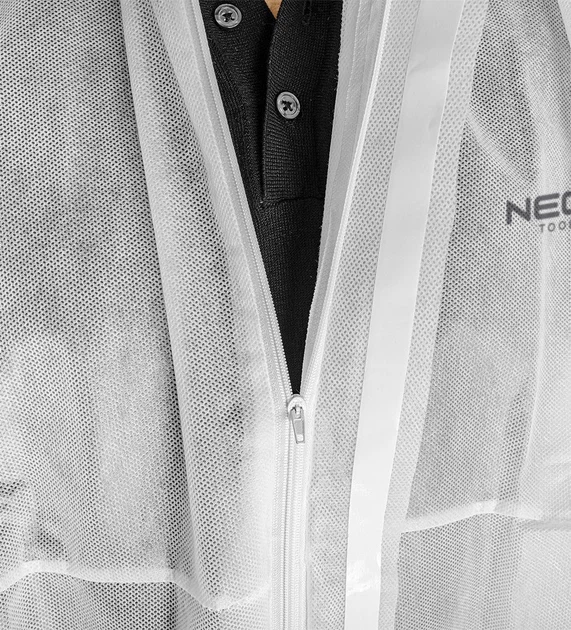 Neo Tools Костюм для покраски, материал нетканый полипропилен, плотность 50 г/м2, размер М, белый - изображение 11