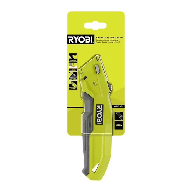Ryobi Ніж висувний RHCKF-1, трапецієподібне лезо, корпус алюміній - зображення 5