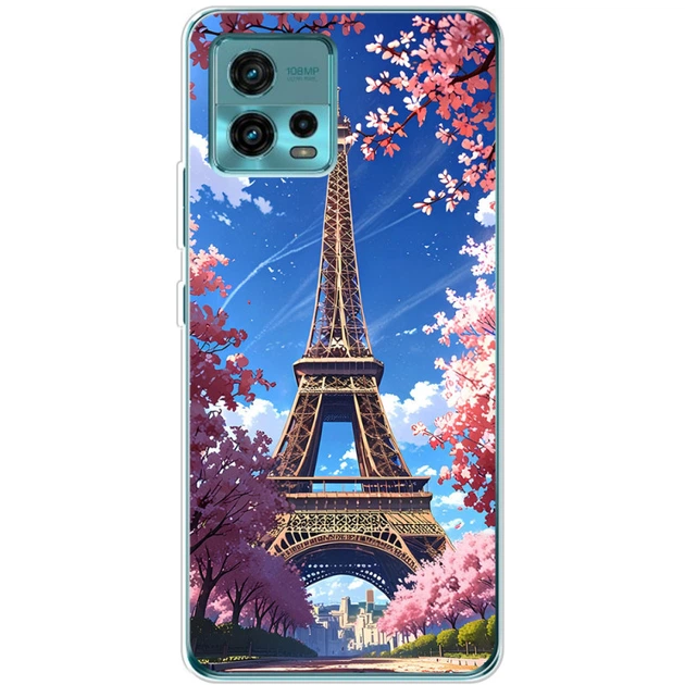 Силиконовый Чехол с Картинкой для Motorola G72 Принт (Париж, Эйфелева Башня) (45902-ysm036) - Фото 1 Силиконовый Чехол с Картинкой для Motorola G72 Принт (Париж, Эйфелева Башня) (45902-ysm036) - изображение 1