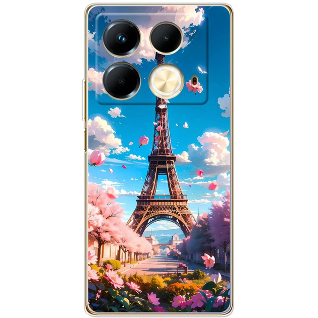 Силиконовый Чехол с Картинкой для Infinix Note 40 4G Принт (Париж, Эйфелева Башня) (57801-ysm035) - Фото 1 Силиконовый Чехол с Картинкой для Infinix Note 40 4G Принт (Париж, Эйфелева Башня) (57801-ysm035) - изображение 1
