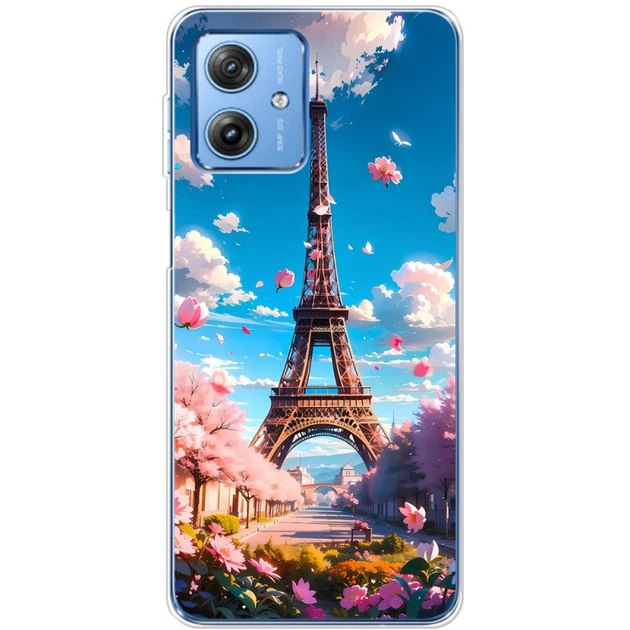 Силиконовый Чехол с Картинкой для Motorola G54 Power Принт (Париж, Эйфелева Башня) (50388-ysm035) - Фото 1 Силиконовый Чехол с Картинкой для Motorola G54 Power Принт (Париж, Эйфелева Башня) (50388-ysm035) - изображение 1