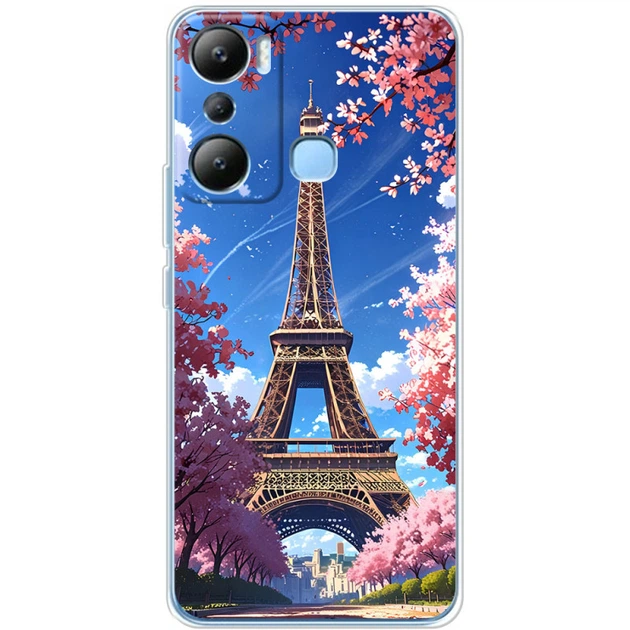 Силиконовый Чехол с Картинкой для Infinix Hot 20i Принт (Париж, Эйфелева Башня) (45949-ysm036) - Фото 1 Силиконовый Чехол с Картинкой для Infinix Hot 20i Принт (Париж, Эйфелева Башня) (45949-ysm036) - изображение 1