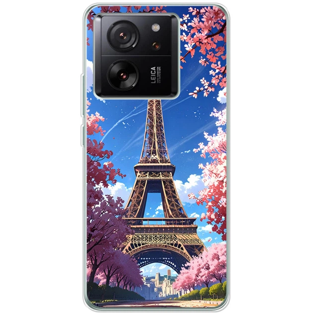 Силиконовый Чехол с Картинкой для Xiaomi 13T Принт (Париж, Эйфелева Башня) (50405-ysm036) - Фото 1 Силиконовый Чехол с Картинкой для Xiaomi 13T Принт (Париж, Эйфелева Башня) (50405-ysm036) - изображение 1
