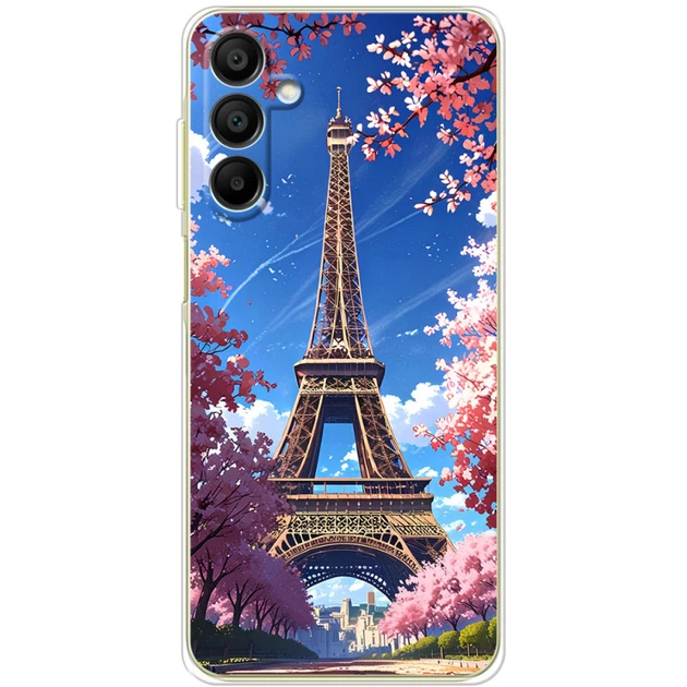 Силиконовый Чехол с Картинкой для Samsung Galaxy A15 5G (A155) Принт (Париж, Эйфелева Башня) (53064-ysm036) - Фото 1 Силиконовый Чехол с Картинкой для Samsung Galaxy A15 5G (A155) Принт (Париж, Эйфелева Башня) (53064-ysm036) - изображение 1