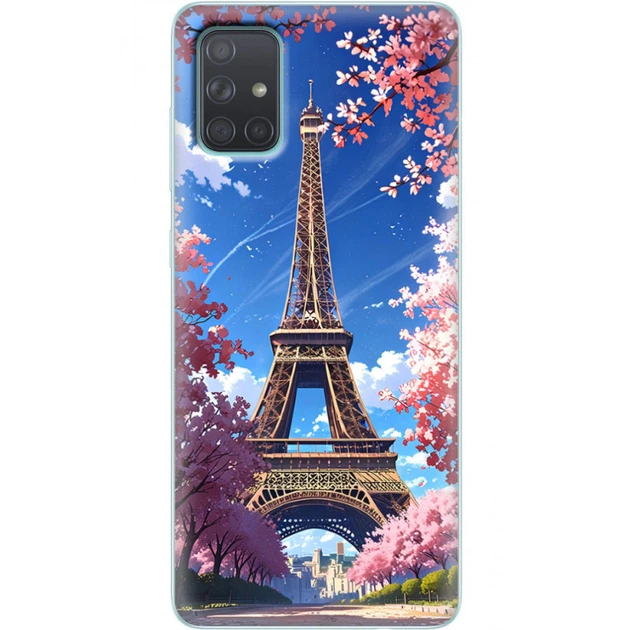 Силиконовый Чехол с Картинкой для Samsung Galaxy A71 (A715) Принт (Париж, Эйфелева Башня) (38850-ysm036) - Фото 1 Силиконовый Чехол с Картинкой для Samsung Galaxy A71 (A715) Принт (Париж, Эйфелева Башня) (38850-ysm036) - изображение 1