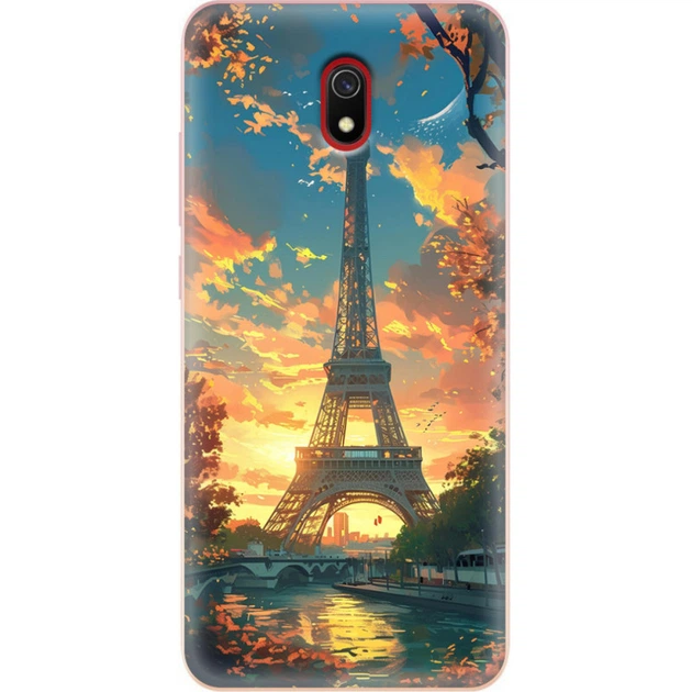 Силиконовый Чехол с Картинкой для Xiaomi Redmi 8A Принт (Париж, Эйфелева Башня) (38341-ysm037) - Фото 1 Силиконовый Чехол с Картинкой для Xiaomi Redmi 8A Принт (Париж, Эйфелева Башня) (38341-ysm037) - изображение 1