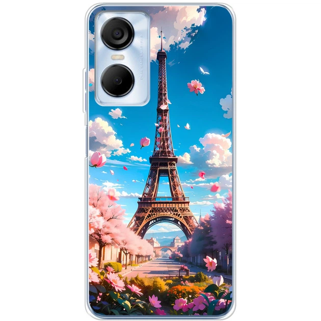 Силиконовый Чехол с Картинкой для Tecno Pop 6 Pro Принт (Париж, Эйфелева Башня) (45570-ysm035) - Фото 1 Силиконовый Чехол с Картинкой для Tecno Pop 6 Pro Принт (Париж, Эйфелева Башня) (45570-ysm035) - изображение 1