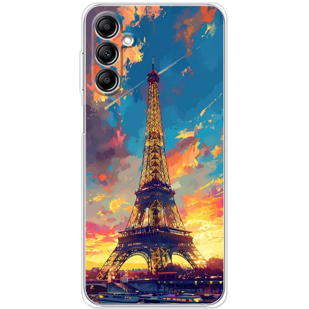 Силиконовый Чехол с Картинкой для Samsung Galaxy M35 5G (M356) Принт (Париж, Эйфелева Башня) (57964-ysm038) - Фото 1 Силиконовый Чехол с Картинкой для Samsung Galaxy M35 5G (M356) Принт (Париж, Эйфелева Башня) (57964-ysm038) - изображение 1