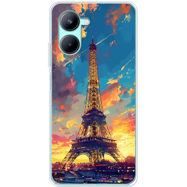 Силиконовый Чехол с Картинкой для Realme C33 Принт (Париж, Эйфелева Башня) (45371-ysm038) - Фото 1 Силиконовый Чехол с Картинкой для Realme C33 Принт (Париж, Эйфелева Башня) (45371-ysm038) - изображение 1