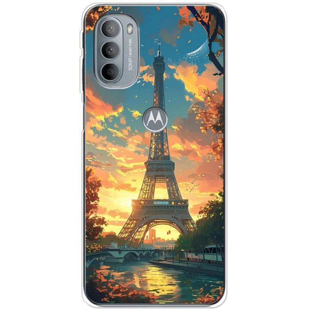Силиконовый Чехол с Картинкой для Motorola G31 Принт (Париж, Эйфелева Башня) (44890-ysm037) - Фото 1 Силиконовый Чехол с Картинкой для Motorola G31 Принт (Париж, Эйфелева Башня) (44890-ysm037) - изображение 1