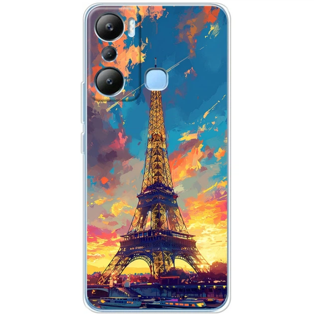 Силиконовый Чехол с Картинкой для Infinix Hot 20i Принт (Париж, Эйфелева Башня) (45949-ysm038) - Фото 1 Силиконовый Чехол с Картинкой для Infinix Hot 20i Принт (Париж, Эйфелева Башня) (45949-ysm038) - изображение 1