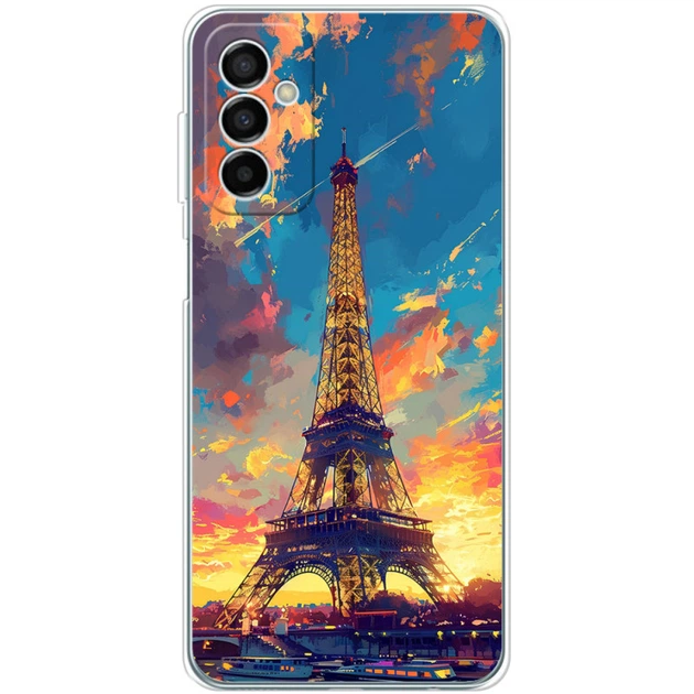 Силиконовый Чехол с Картинкой для Samsung Galaxy M13 (M135) Принт (Париж, Эйфелева Башня) (44955-ysm038) - Фото 1 Силиконовый Чехол с Картинкой для Samsung Galaxy M13 (M135) Принт (Париж, Эйфелева Башня) (44955-ysm038) - изображение 1