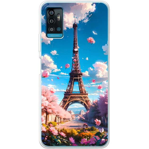 Силиконовый Чехол с Картинкой для ZTE Blade A71 Принт (Париж, Эйфелева Башня) (43299-ysm035) - Фото 1 Силиконовый Чехол с Картинкой для ZTE Blade A71 Принт (Париж, Эйфелева Башня) (43299-ysm035) - изображение 1