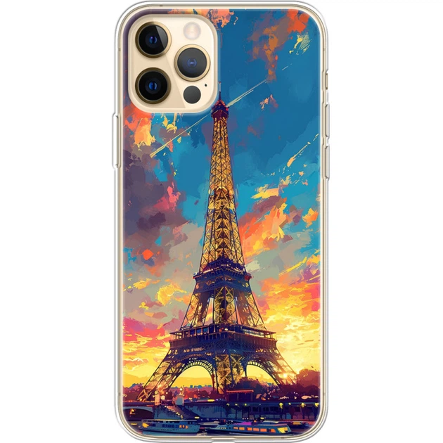 Силиконовый Чехол с Картинкой для iPhone 12 Pro Max Принт (Париж, Эйфелева Башня) (41085-ysm038) - Фото 1 Силиконовый Чехол с Картинкой для iPhone 12 Pro Max Принт (Париж, Эйфелева Башня) (41085-ysm038) - изображение 1