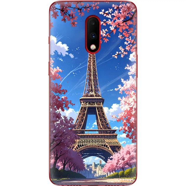 Силиконовый Чехол с Картинкой для OnePlus 7 Принт (Париж, Эйфелева Башня) (37256-ysm036) - Фото 1 Силиконовый Чехол с Картинкой для OnePlus 7 Принт (Париж, Эйфелева Башня) (37256-ysm036) - изображение 1