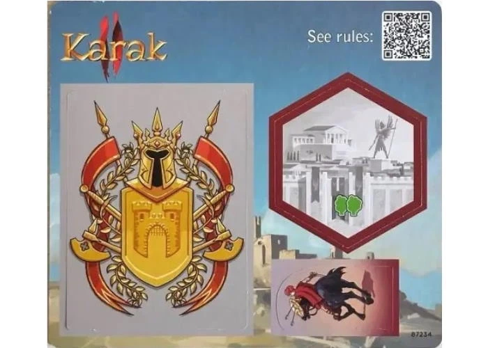 Аксессуар Lord of Boards Промо набор для игры Тайны замка Карак I и II (Karak II: Victorius and Darius - Promo Characters) (укр.) (LOB2357UA_promo) - изображение 5