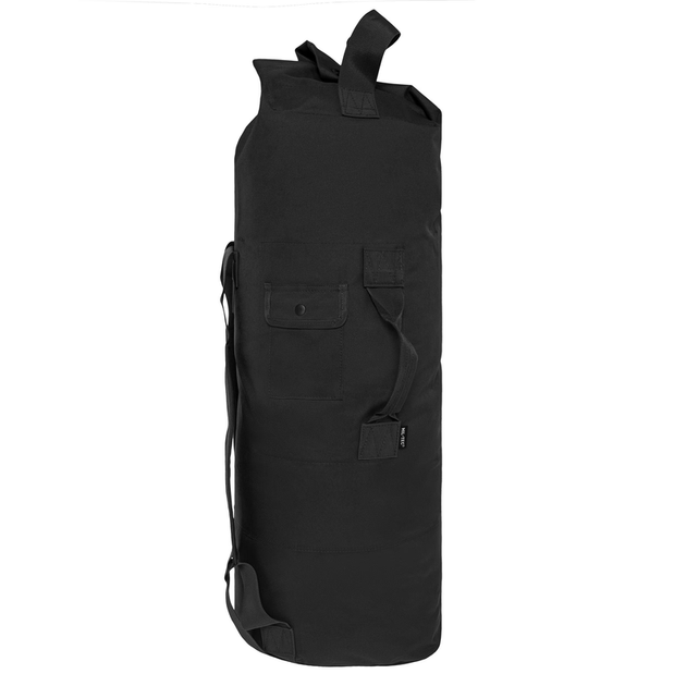 Баул тактический Mil-Tec морской 75 Л Us Pes Double Strap Duffle Bag Black (Takctik-721M-T) - зображення 1