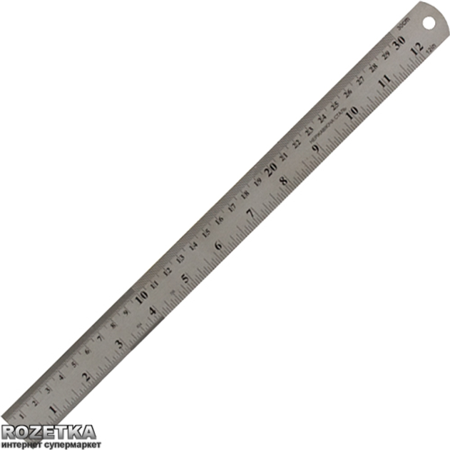 Линейка Buromax стальная 30 см Серебристая (BM.5810-30) – фото, отзывы ...
