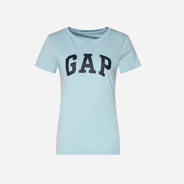 T-shirt damski basic GAP 268820-65 XL Jasnoniebieski (1200118577756) - obraz 3
